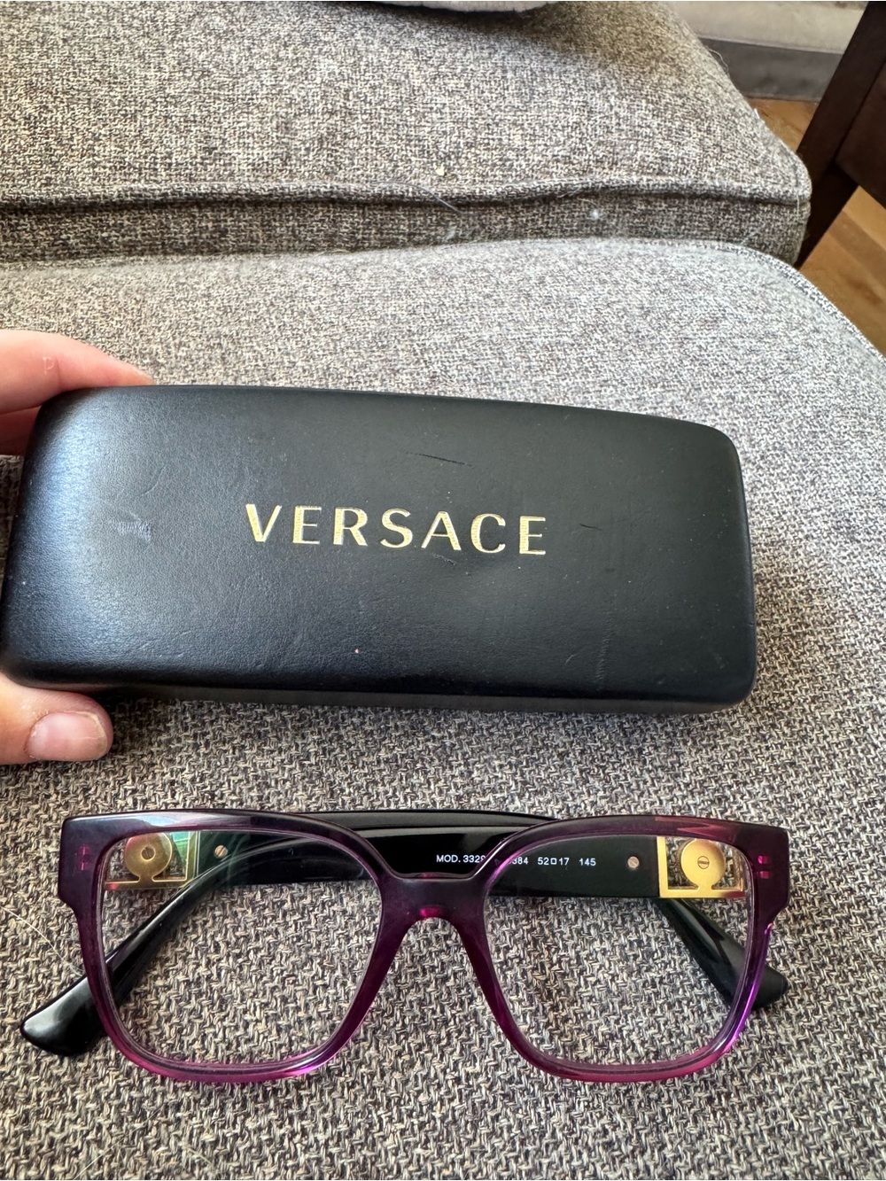 Versace Glasses Frames - Purple